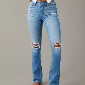 AE Stretch High-Waisted Skinny Kick Jean